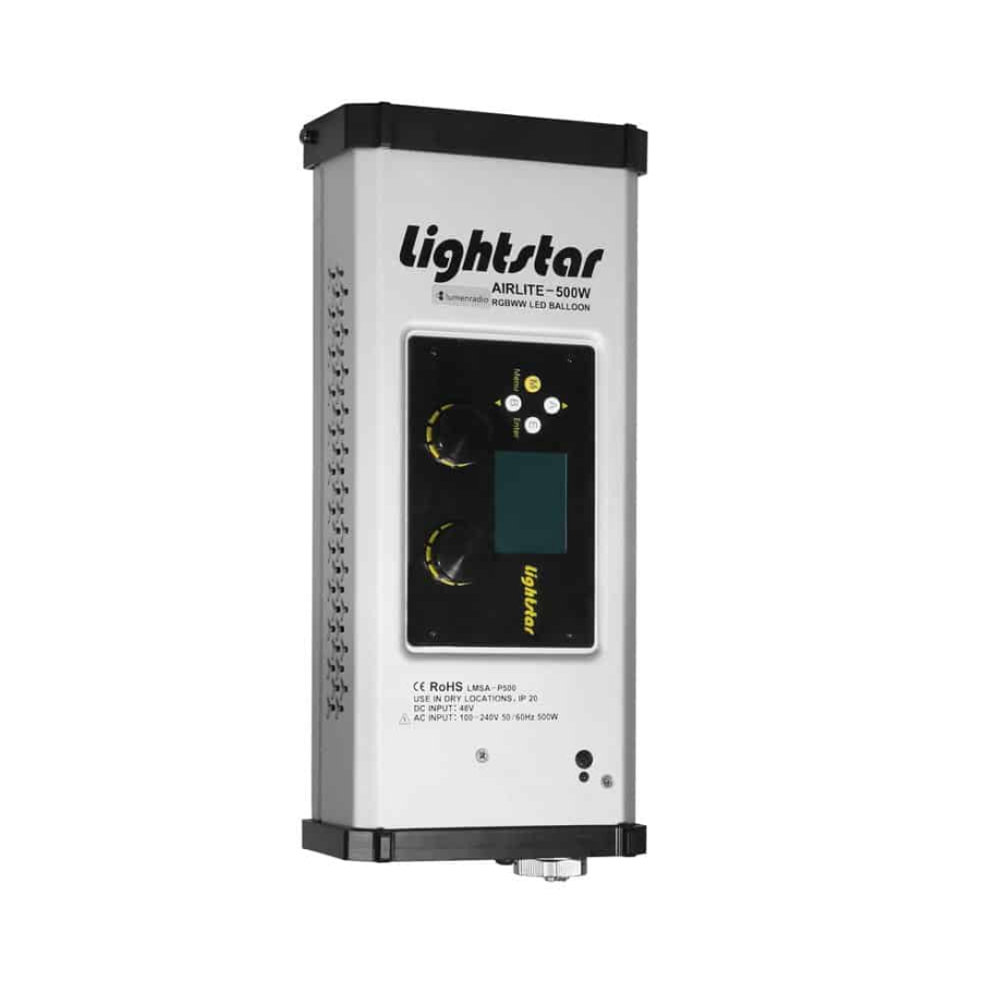 Lightstar - KIT AIRLITE Balon LED  RGBWW (500W) avec Lumenradio et Flightcase