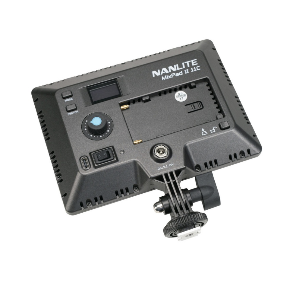 Nanlite - MixPad II 11C RGBWW Pad Light,  with Power Adapter