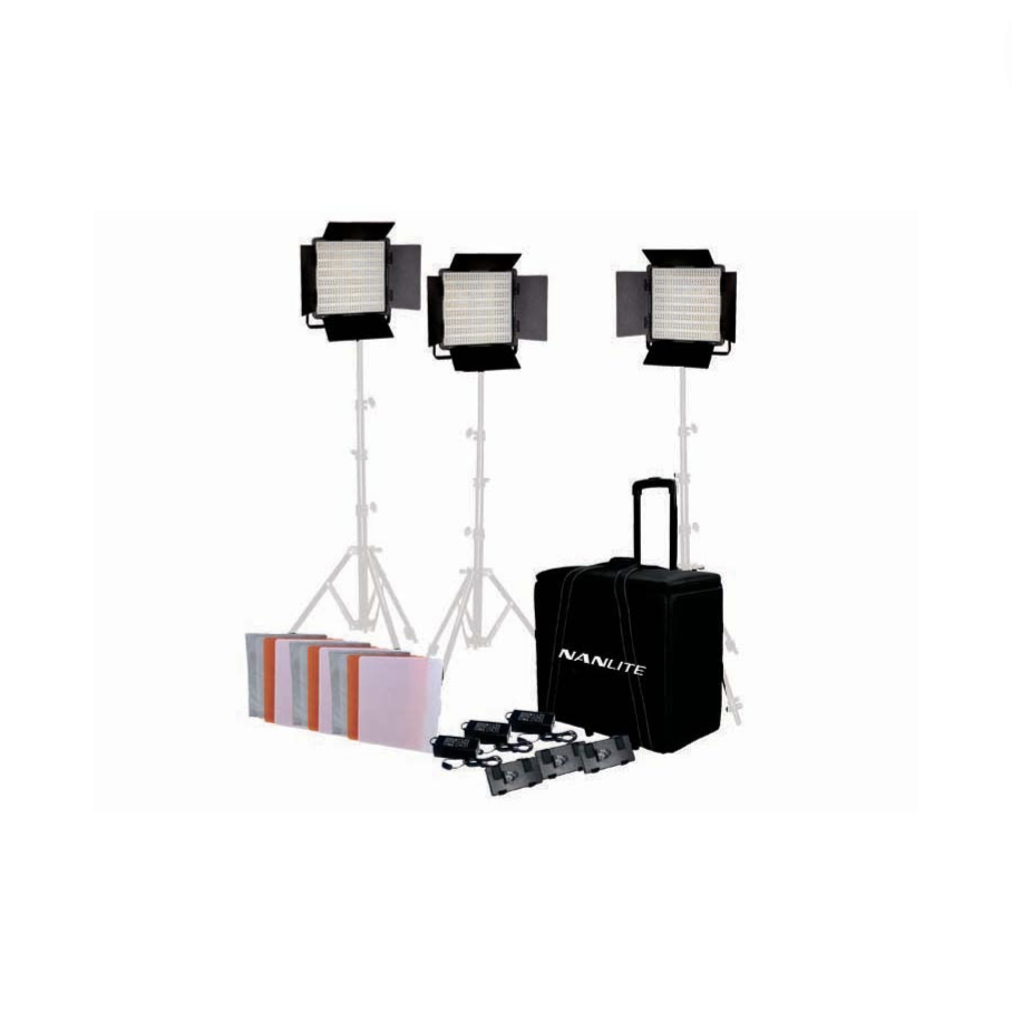 Nanlite - 600SA 3 Kit LED Studio Light