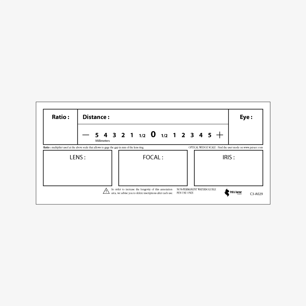 Prêt à Tourner - Échelle de calage optique 7x16 