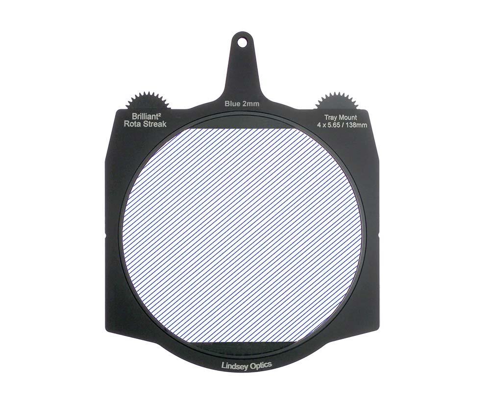 Lindsey Optics - Brilliant² 4x5.65" Rota-Streak™ BLUE 2mm