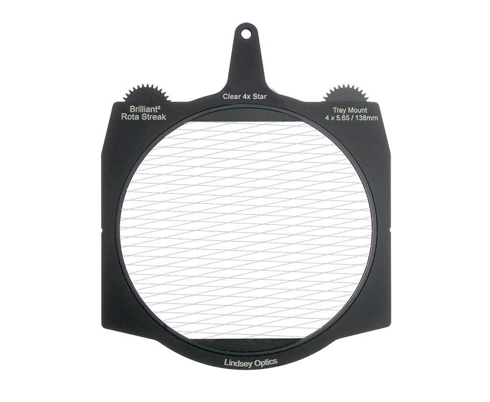 Lindsey Optics - Brilliant² 4x5.65" Rota-Streak™ CLEAR 4 Point Star