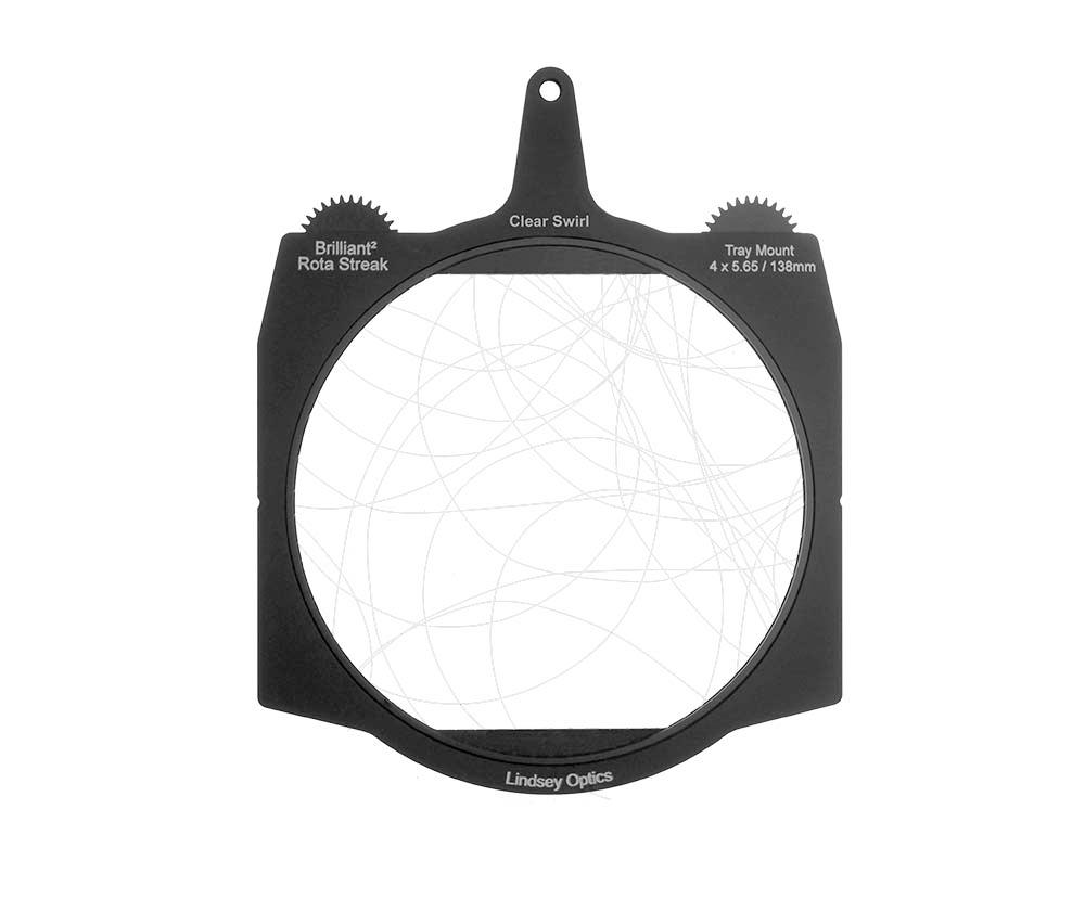 Lindsey Optics - Brilliant² 4x5.65" Rota-Streak™ CLEAR Swirl