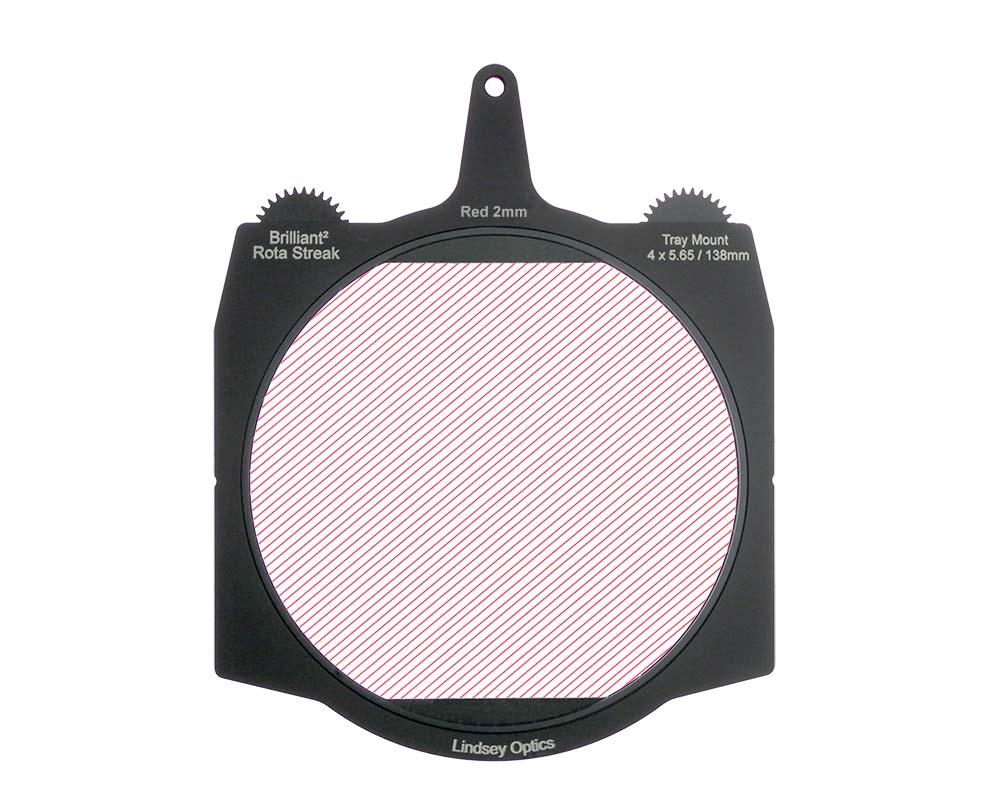 Lindsey Optics - Brilliant² 4x5.65" Rota-Streak™ RED 2mm