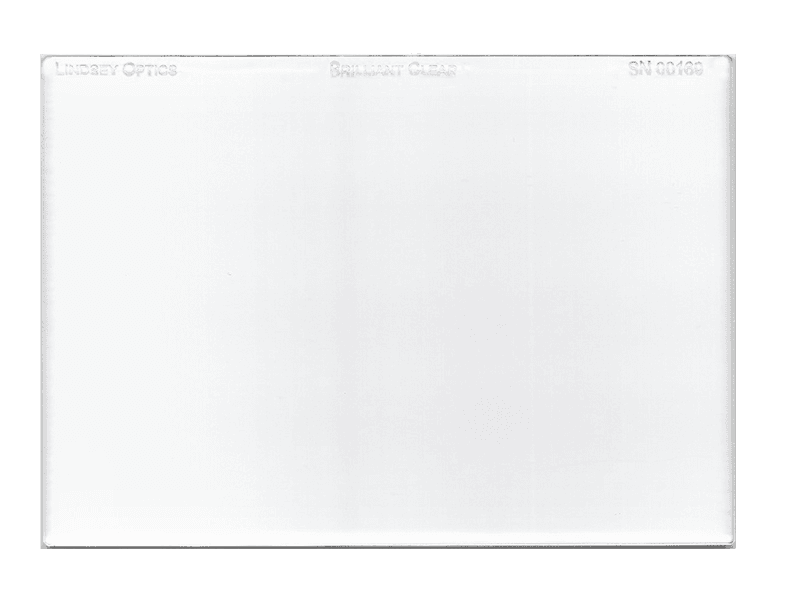 Lindsey Optics - 4" x 5.650" Brilliant Filtre Clear avec revêtement Anti-Reflets