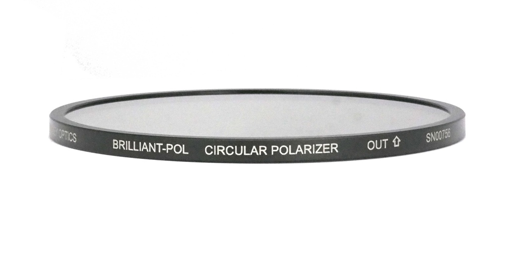 Lindsey Optics - 138mm Round Brilliant-Pol Circular Polarizer with Anti-Reflection Coating