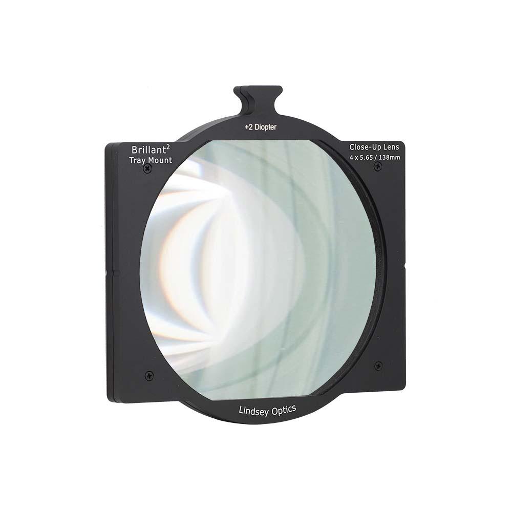 Lindsey Optics - 4 "x5.65" +1/2 Dioptrie Brilliant² Objectif Close-Up monté sur plaque