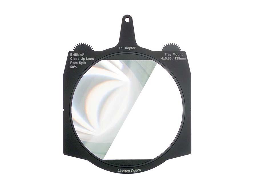 Lindsey Optics - Brilliant² 4x5.66" +1 Dioptrie Rota-Split Close-Up Lentille 50%