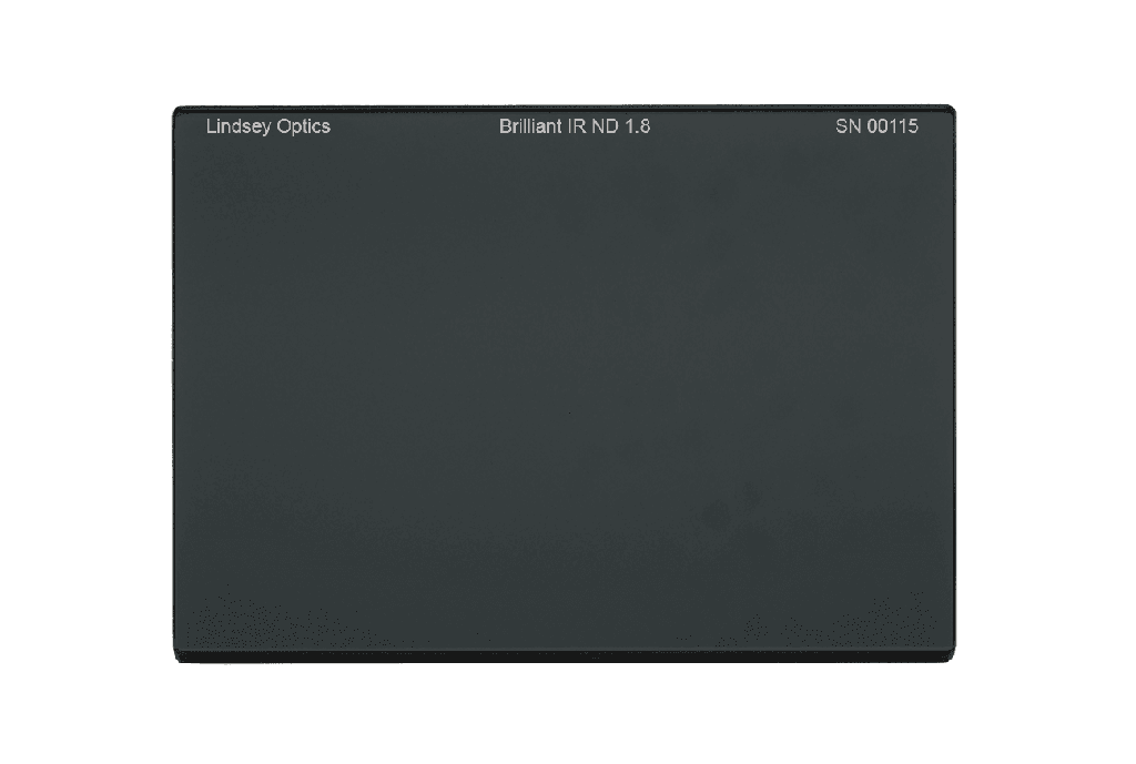 Lindsey Optics - 4" x 5.650" Filtre Brilliant FS IR ND 1.8 avec traitement antireflet