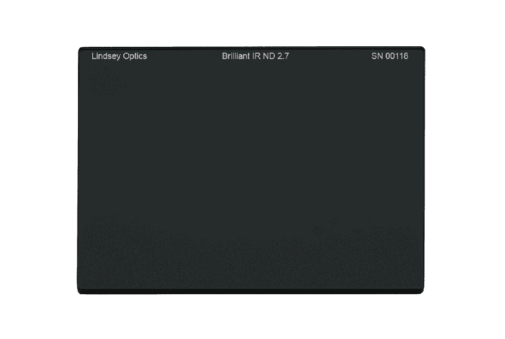 Lindsey Optics - 4" x 5.650" Filtre Brilliant FS IR ND 2.7 avec traitement antireflet