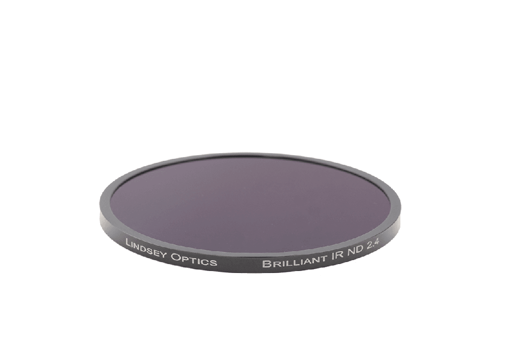 Lindsey Optics - 4.5" Filtre rond Brilliant FS IR ND 2.4 avec traitement antireflet