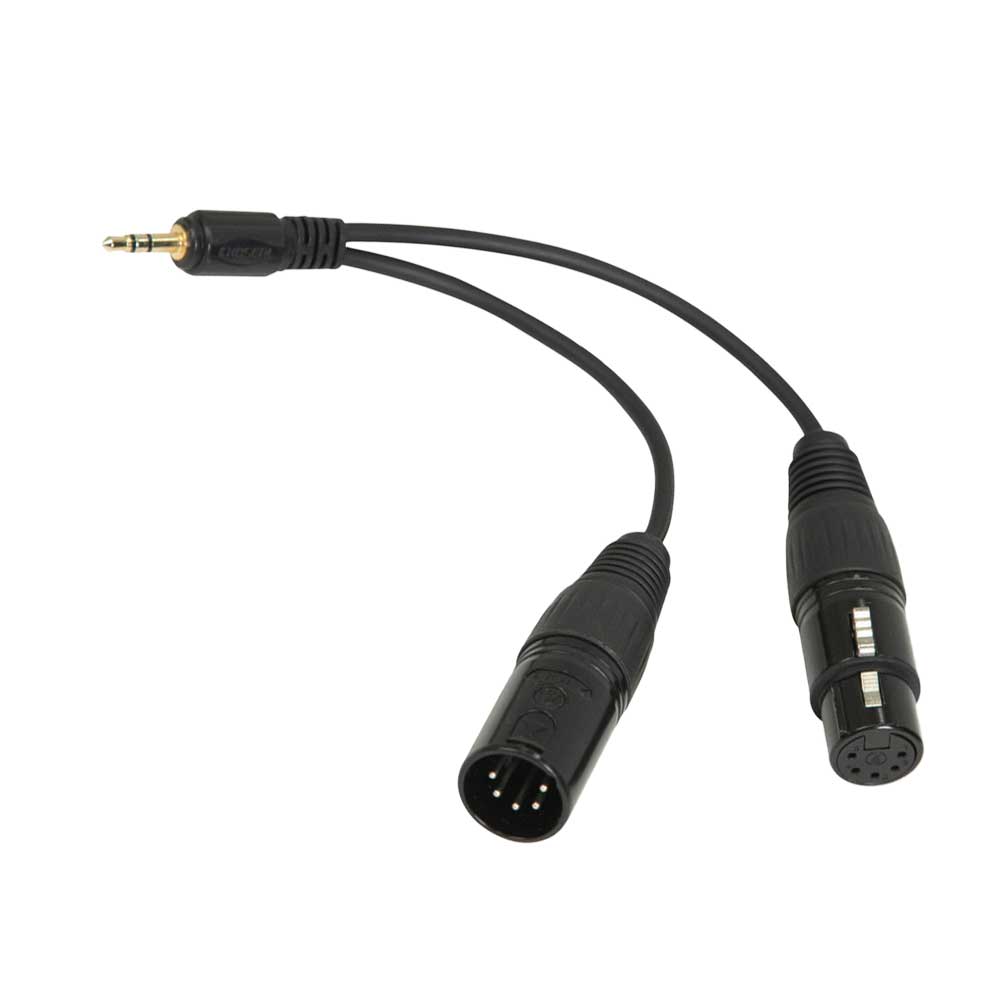 Aladdin - Câble DMX Y Jack 3.5mm vers XLR 5Pin 