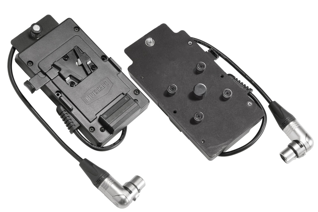 Velvet - Plaque d'adaptation Vlock XLR3 coudé pour VM et VE1