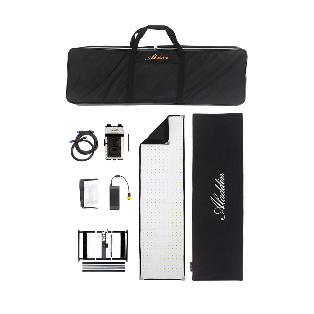 Aladdin - BI-FABRIC 4 KIT (200W) V-Mount avec sac de transport