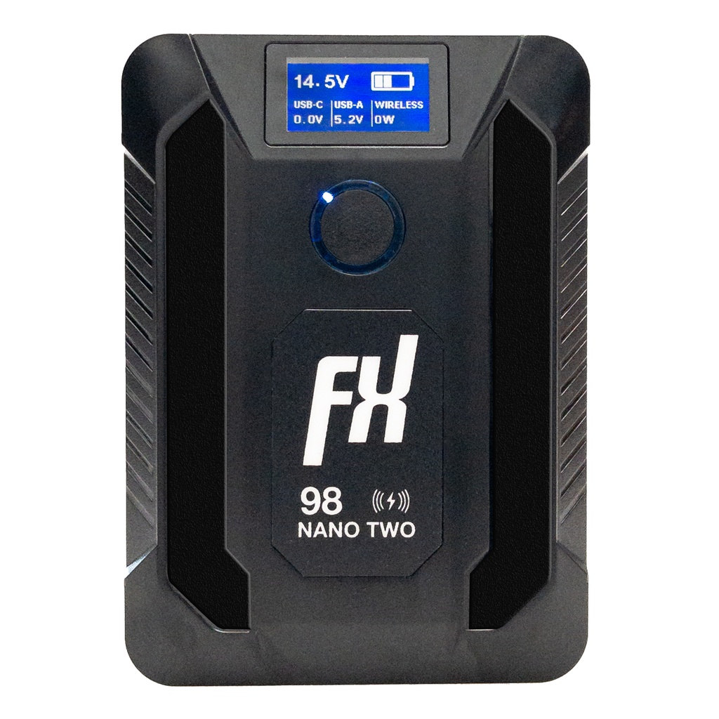 Fxlion - NANO TWO Batterie V-Mount 98Wh avec recharge à induction