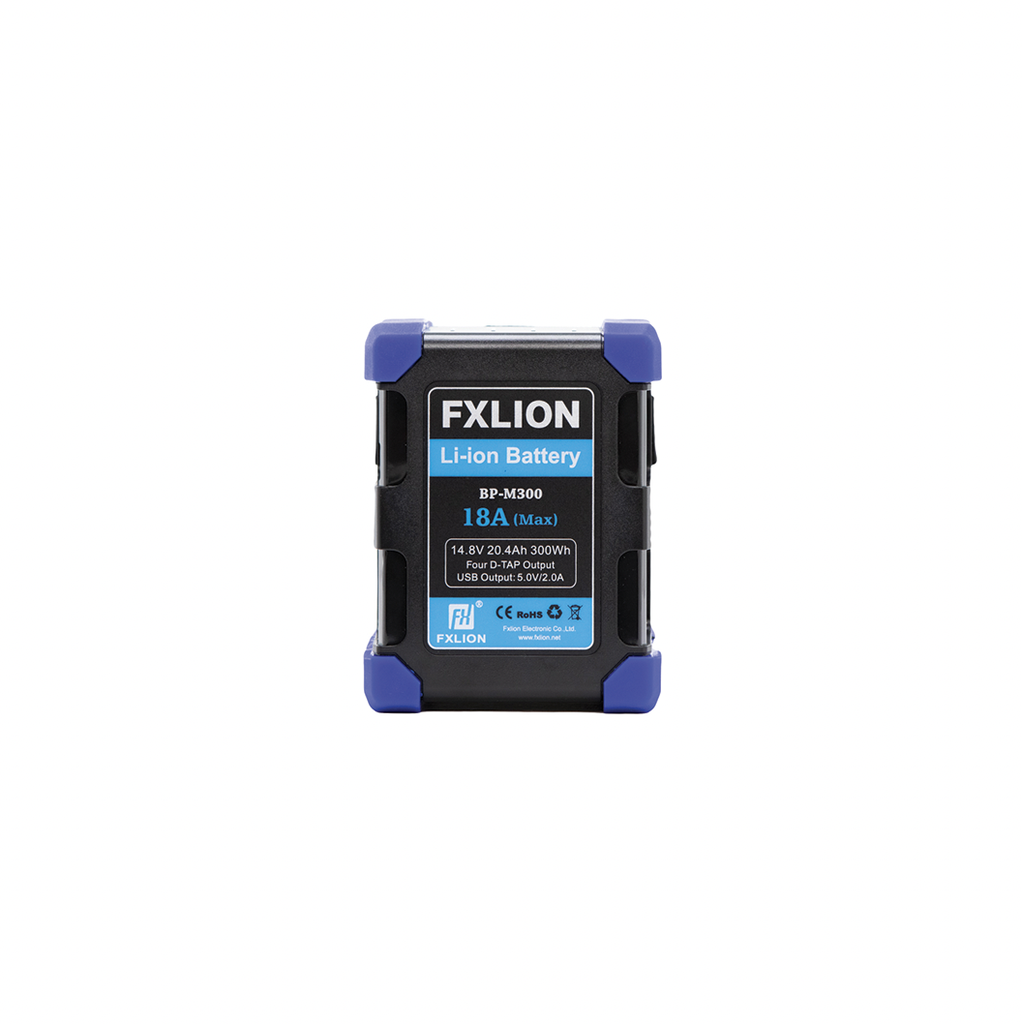 Fxlion - Shockproof 300Wh V-Mount battery 18A, 4xD-tap