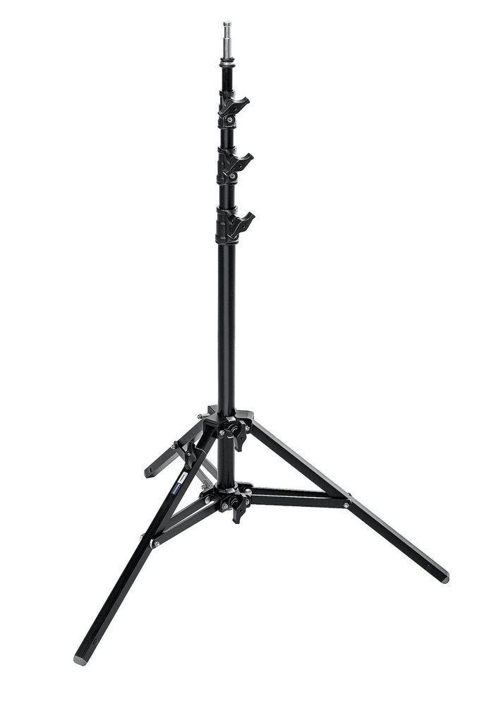 Avenger - Pied Baby 25 noir, 250cm, sections réglables en alu.