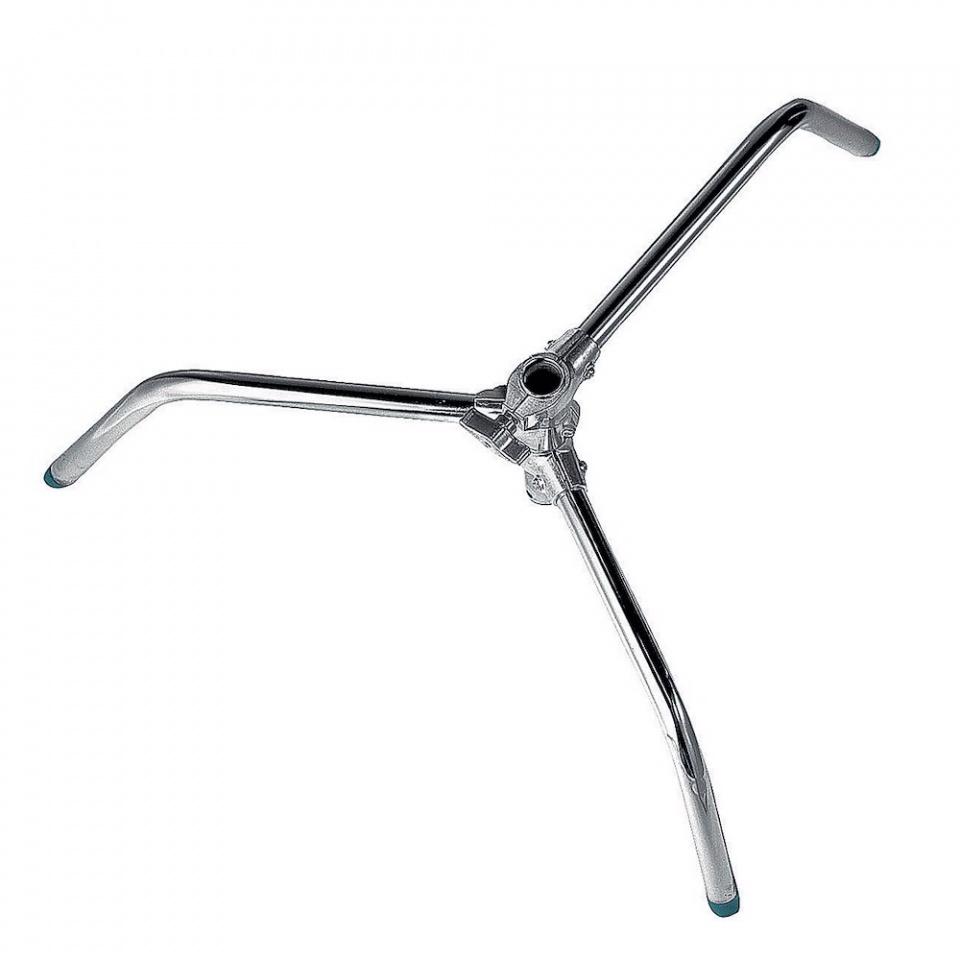 Avenger - Mini base tortue C-Stand, finition chrome, 27 cm