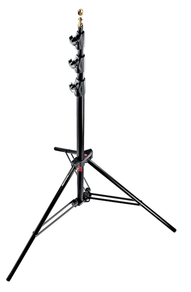 Manfrotto - Master Lighting Stand, Aluminium, Air Cushioned, Black