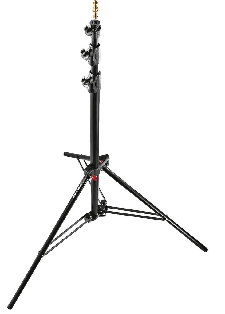 Manfrotto - Ranker Lighting Stand, Aluminium, Air Cushioned, Black