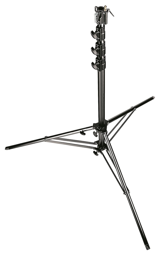 Manfrotto - Black Aluminium 4-Sections Super Stand 1 Levelling Leg