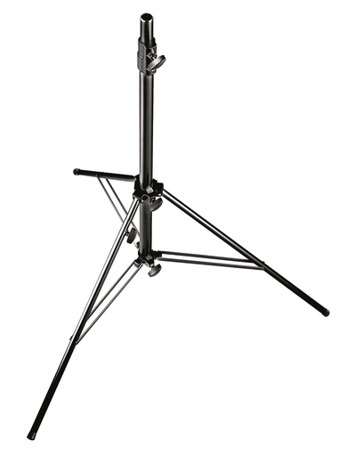 [126BMUAC] Manfrotto - Black Air-Cushioned Levelling Leg Le Stand