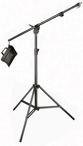 [420B] Manfrotto - Combi-Boom Stand Black Aluminium With Sandbag