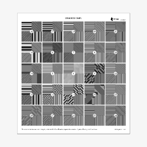 [C3-A007] Prêt à Tourner - Mire linéaire MICRO n°1