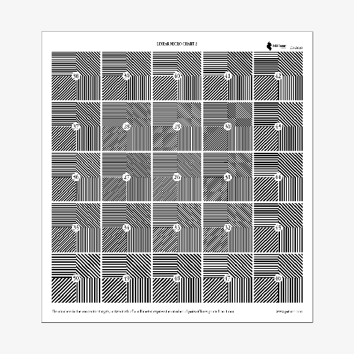 [C3-A008] Prêt à Tourner - Mire linéaire MICRO n°2