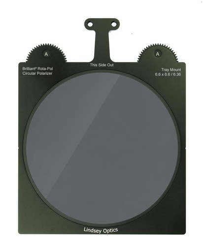 [L-6666-ROTAPOL] Lindsey Optics - Brilliant² Rota-Pol Circulaire Polarisant 6.6"x6.6" / 161mm