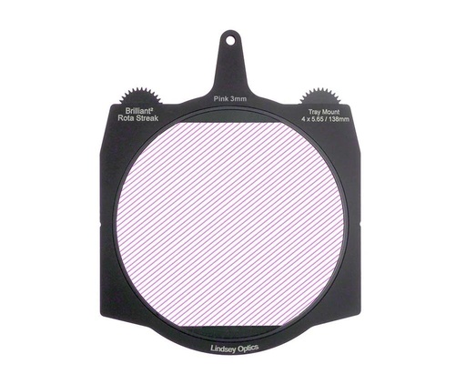 [L-6666-RSTREAK-PINK-KRYSTAL] Lindsey Optics - Brilliant² 6.6x6.6" Rota-Streak™™ PINK KRYSTAL