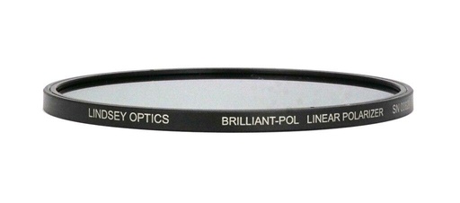 [L-45-LPOLA-AR-UM] Lindsey Optics - 4.5" Round Brilliant-Pol Linear Polarisant avec revêtement Anti-Reflets - UNMOUNTED