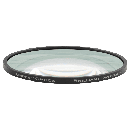 [L-45-DIOPTER3-AR] Lindsey Optics - 4.5" Brilliant Close-Up Lens Diopter +3