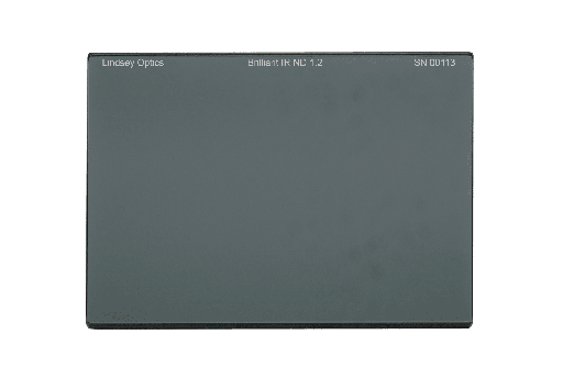 [L-4565-ND12-IR-AR] Lindsey Optics - 4" x 5.650" Filtre Brilliant FS IR ND 1.2 avec traitement antireflet