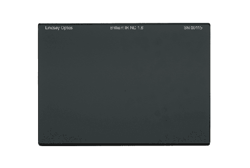 [L-4565-ND18-IR-AR] Lindsey Optics - 4" x 5.650" Filtre Brilliant FS IR ND 1.8 avec traitement antireflet