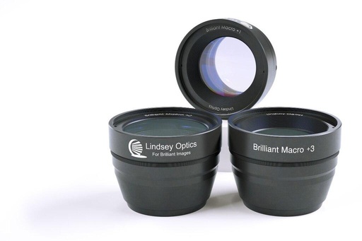 [L-MACRO-KIT-3L] Lindsey Optics - Brilliant Macro 3 Lens Kit with Case