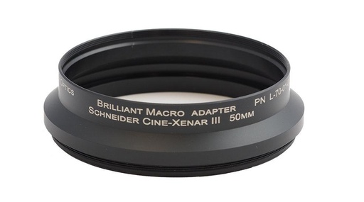 [L-70-01-00003] Lindsey Optics - Brilliant Adapter - M100 x 0.75 x 23L  Schneider Cine-Xenar 50mm