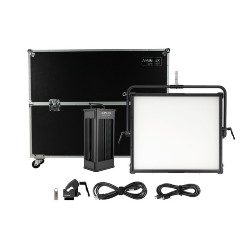 [Dyno-1200C-1KIT-FT] Nanlux - DYNO 1200C RGBWW Soft Panel Light with Flight case