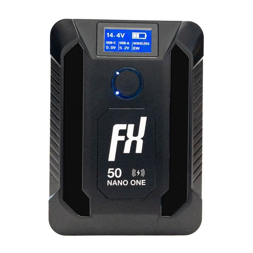 [NANO-ONE-W] Fxlion - NANO ONE Batterie V-Mount 50Wh avec induction