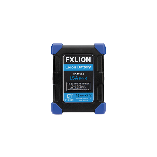 [BP-M160] Fxlion - Shockproof 160Wh V-Mount battery 15A, 4xD-tap