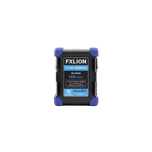 [BP-M300] Fxlion - Shockproof 300Wh V-Mount battery 18A, 4xD-tap