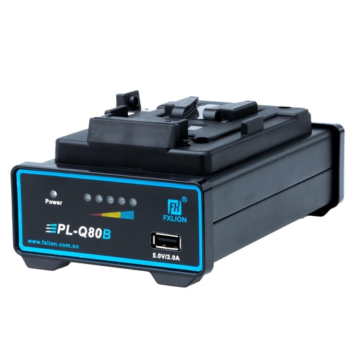 [PL-Q80B] Fxlion - Mono-channel V-mount battery fast charger