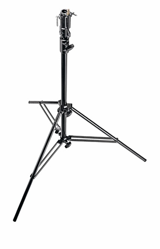 [008BU] Manfrotto - Black Aluminium 2-Section Stand